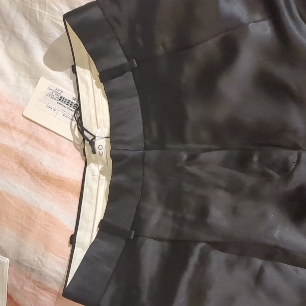 CO satin wide leg satin pants - Picture 5 of 7
